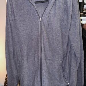 Lulu lemon Casual Gray Zip-Up Jacket